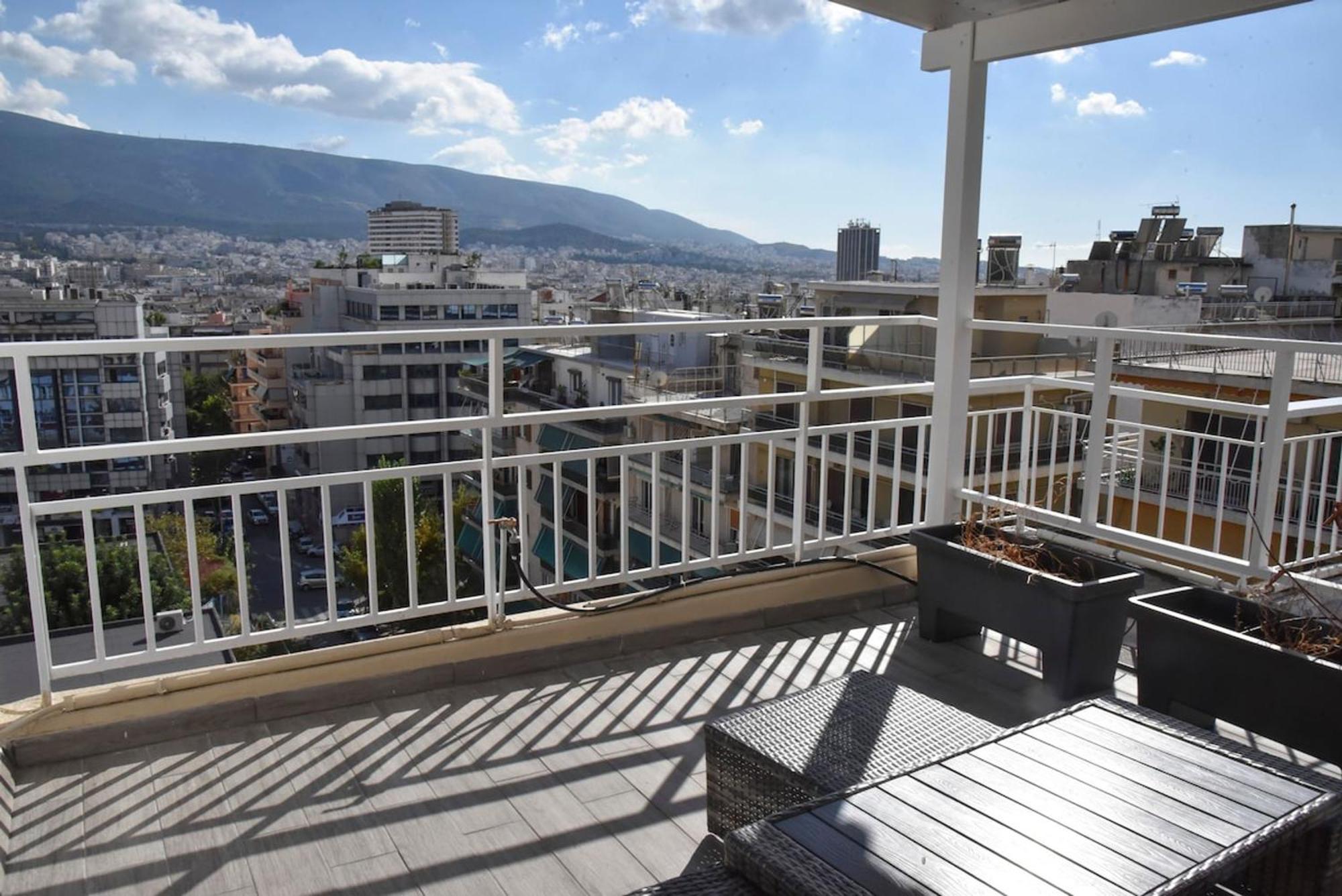 Tiny Rooftop Apartment Atenas Exterior foto